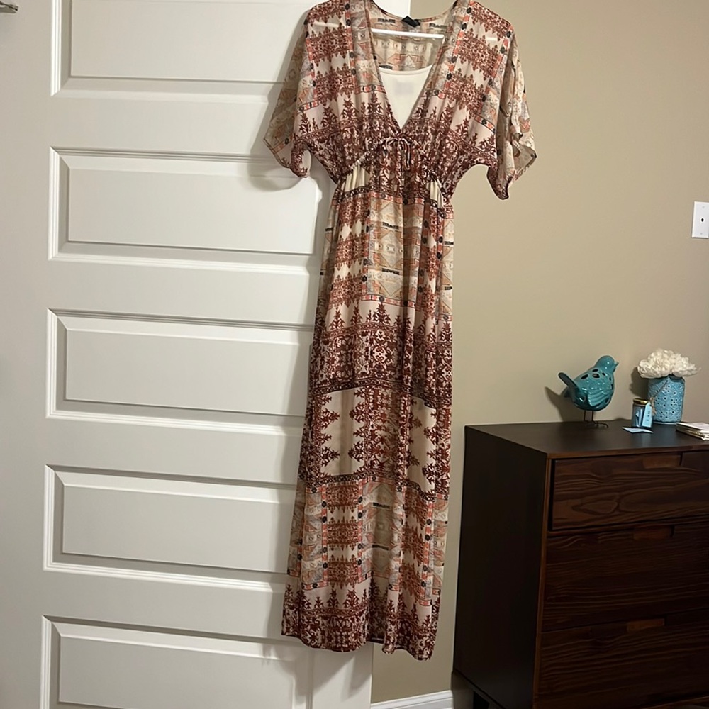 Mossimo sheer maxi dress